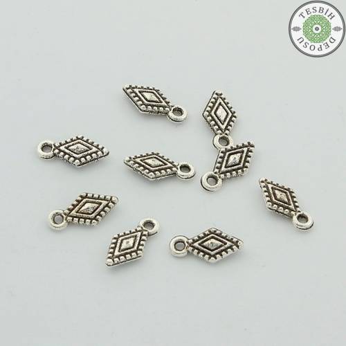 10 Adet Baklava Kesim Tesbih Püskül Ucu