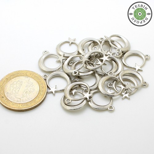 Ay Yıldız Püskül Ucu - 10 Adet