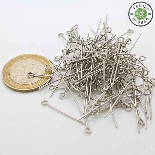 3 cm. Püskül Yapımı İçin Ucu Kıvrılmış Çivi - 50 Adet