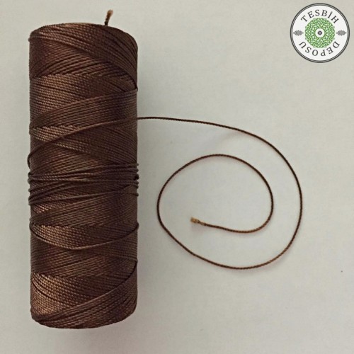 Kahverengi Tesbih İpi 0.8 mm 2 Metre