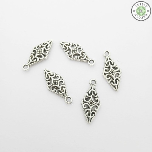 5 Adet Büyük Selçuklu Desenli Tesbih Püskül Ucu