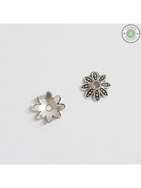50 Adet Deniz Yıldızı Desenli Döküm Kapak 8-10 mm Boncuk İçin
