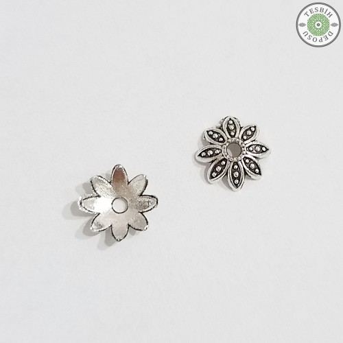 50 Adet Deniz Yıldızı Desenli Döküm Kapak 8-10 mm Boncuk İçin