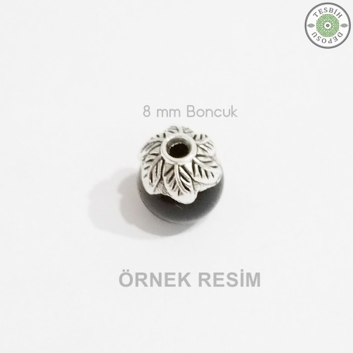 50 Adet Döküm Bülbül Yuvası Kapak 7 ve 8 mm Boncuklar İçin