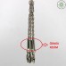 2 mm Parlak Nikel Asansör Püskül İçin Boru - 10 Adet